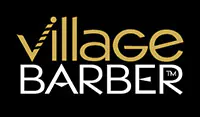 Villagebarber Logo White Gold 200