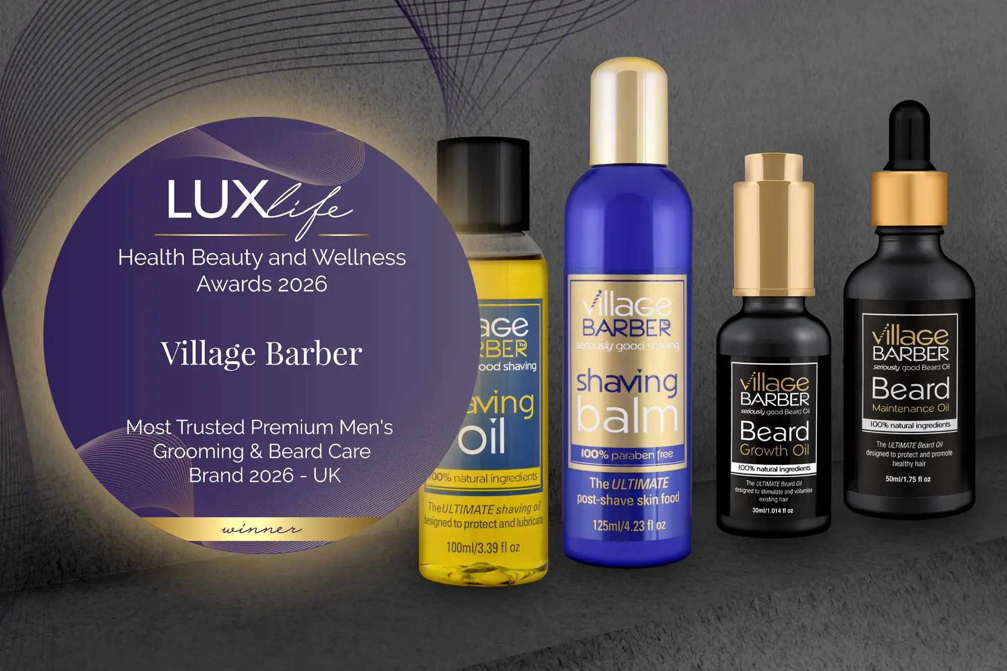 Luxlife Awards Shaving Oil