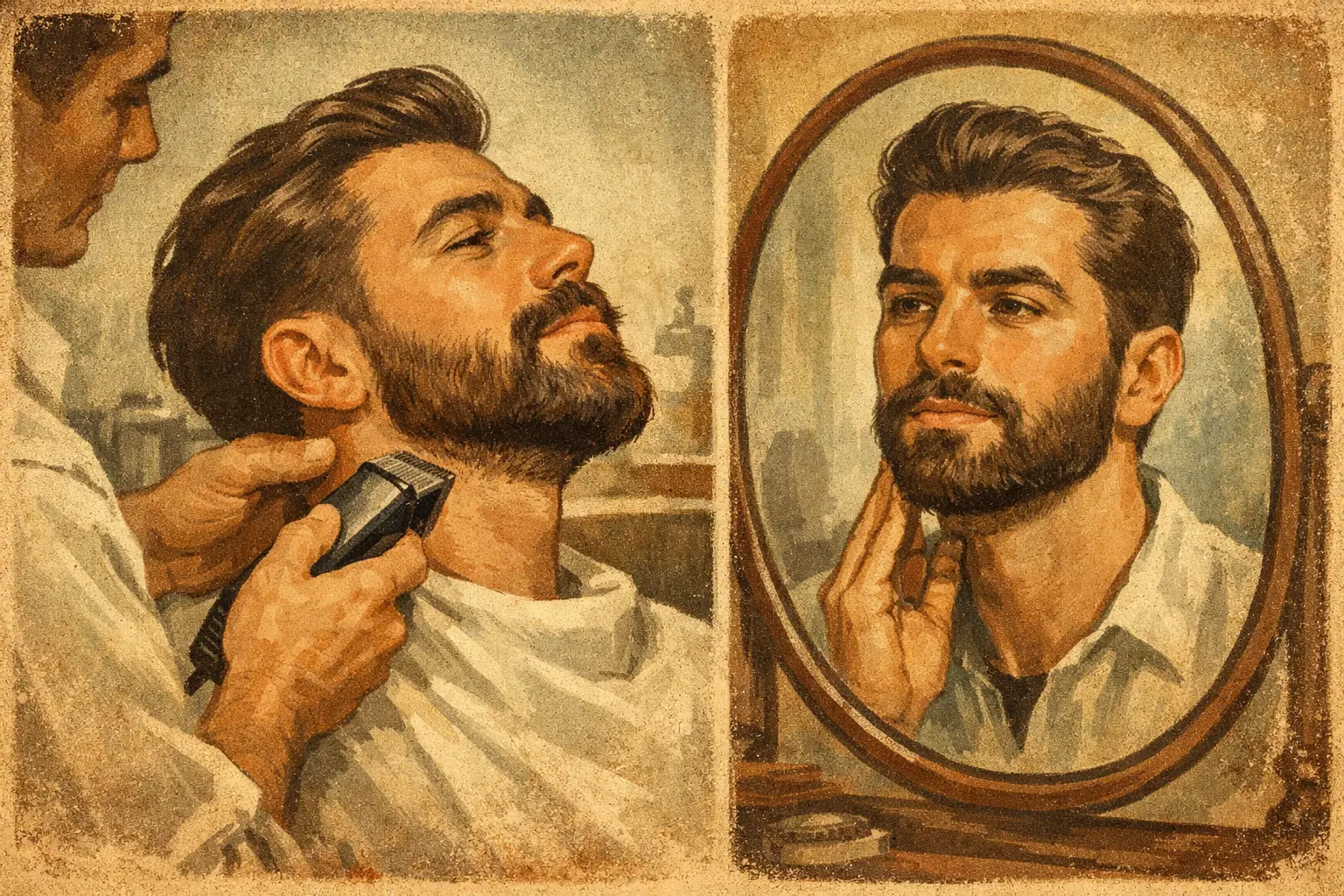 How to Shape a Beard Neckline with Confidence
