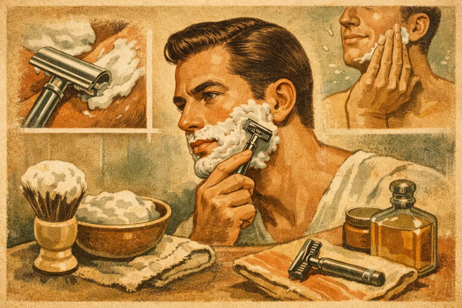Wet Shaving Technique for a Cleaner Shave