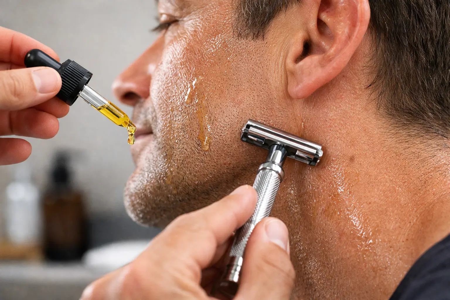 Shaving Oil for a Closer, Calmer Daily Shave