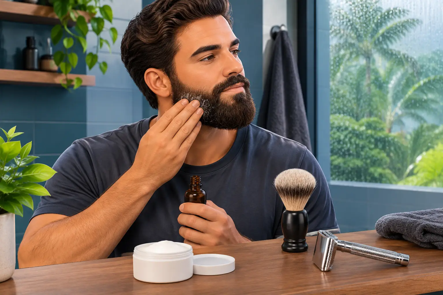 A Humid Climate Beard Routine That Holds Up